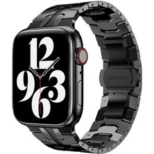 Maks Technology ​​​watch 42MM Uyumlu Krd-63 Metal Mkst Kordon-Siyah