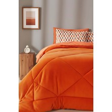 Kiremit Loura Çift Kişilik Çift Taraflı Lüx Wellsoft Yorgan 195X215 cm