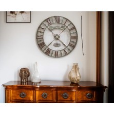 Mey İthalat Mey Ithalat® Eskitme Cafe De Paris 73 cm Roma Rakamlı Duvar Saati