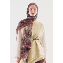Fresh Evelyne Desenli Pamuk Viskon Şal Gülkurusu