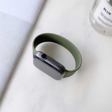 Maks Technology Watch Ultra 49MM Kordon Uyumlu Krd-31 Solo Loop Small Strap Kayış Mkst- Yeşil