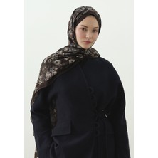 Fresh Secret Pearl Desenli Pamuk Viskon Şal Tozlu Kahve