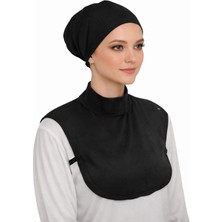 Pemira Tesettür Boyunluk Penye Dik Yaka Boyunluk