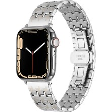 Maks Technology Watch 40MM Uyumlu Krd-86 Metal Mkst Kordon-Gümüş