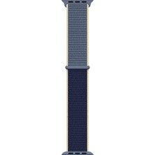 Maks Technology Watch 38MM Kordon Band-03 Serisi Hasır Strap Kayış-Alaskan Blue