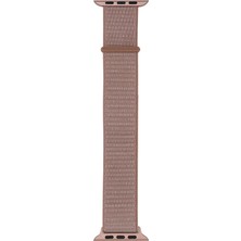Maks Technology Watch 7 45MM Kordon Band-03 Serisi Hasır Strap Kayış-Rose Pembe
