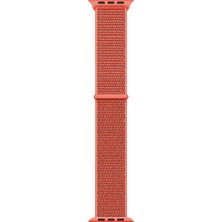 Maks Technology Watch 38MM Kordon Band-03 Serisi Hasır Strap Kayış-Nectarine