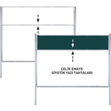 Panda Yazı Tahtası Giyotin Emaye Çiftli 100X300 Pan 584