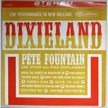 RCA Pete Fountain Dixieland (Live Performance In New Orleans) Lp Plak (Orijinal 1962 Amerika Baskı)