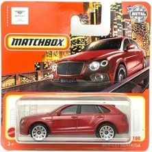 Hot Wheels Matchbox - Bentley Bentayga - Red - Short Card (1/64) HFR55