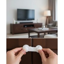 Mey İthalat Mey Ithalat® Çocuk Güvenlik Kilidi 4 Adet