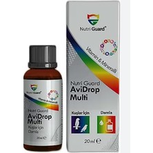 Avi Drop Multi Nutri Guard Kafes Kuşları Için Genel Koruma ve Tüy Vitamini 20 ml