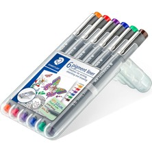 Staedtler 30805SSB6 Pigment Liner Karışık Renk 0.5 mm 6'lı Set