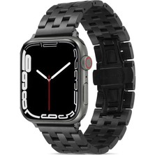 Maks Technology Watch 7 41MM Uyumlu Krd-20 Metal Mkst Kordon-Siyah