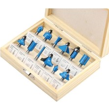 Mey İthalat Mey Ithalat® Topshop 03038 6 mm 12 Parça Ahşap Freze Uç Seti