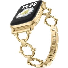 Maks Technology ​​​watch 40MM Uyumlu Krd-56 Metal Mkst Kordon-Gold