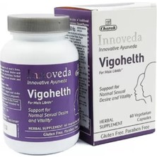 Charak Innoveda Vigohealth – 60 Kapsül | Erkek Libido & Vitalite Destek | Bitkisel Formül