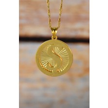 S Harf Kolye Ucu 22 Ayar A075840