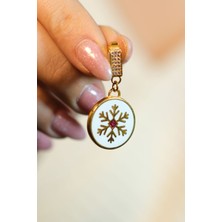 Kar Tanesi Motifli Charm 22 Ayar A078603