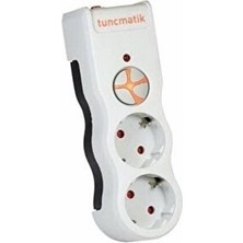 Tunçmatik 2 Li Akım Korumalı Priz