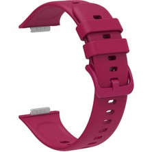 Maks Technology Huawei Watch Fit 2 Krd-43 Uyumlu Mkst Kordon-Mürdüm