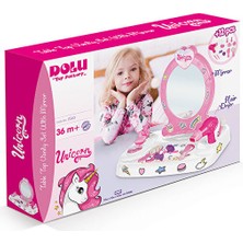 Dolu 2563 Unicorn Masa Üstü Aynalı Güzellik Seti