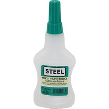Wincell Steel Hızlı Yapıştırıcı 37GR 200ML Mdf-Ahşap-Metal-Plastik-Deri (4887)
