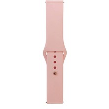 Maks Technology Galaxy Watch 46MM Band Serisi 22MM Klasik Kordon Silikon Strap Kayış-Vintage Rose