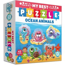 Kahsen Store Circle Toys My Best Puzzle Ocean Animals