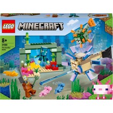 Lego® Minecraft® Gardiyan Savaşı 21180 – Macera Oyunlarını Seven Çocuklar Için Yaratıcı Oyuncak Yapı