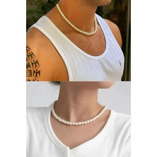 Güzelyüz Avm Unisex Parlak Kararmayan Inci Kolye