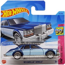Hot Wheels - ´82 Cadillac Seville - Hw The ´80S 7/10 - HKJ64 - Short Card - Gm - Koyu Mavi Metalik -