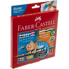 Graf Von Faber-Castell Faber-Castell Bicolor Boya Kalemi, 48 Renk