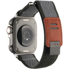 Maks Technology Watch Ultra 49MM Hasır Kordon Mkst KRD-106 Strap Kayış-Yeşil