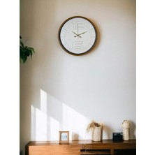 Mey İthalat Mey Ithalat® 36 cm Kahverengi Dekoratif Duvar Saati