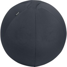 Leitz Sitzball Für Aktives Sitzen, Gymnastikball, Ergonomische Alternative, Inkl. Stoffbezug, Handlu