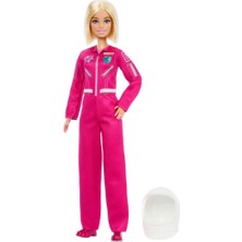 Barbie Çıkarılabilir Pembe Uzay Kıyafeti, Ayakkabıları ve Kask Aksesuarıyla Barbie Kariyer Bebekleri