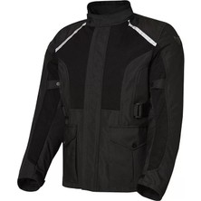 Vexo Cayenne Siyah Mont Nefes Alabilir Polyester Malzeme ile 4 Mevsim Kullanım için XL Beden