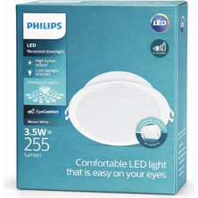 Philips Phılıps  Meson Gömme Spot 8cm 3.5W 6500K Sarı Işık
