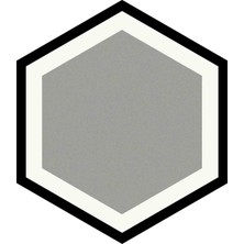 Ege Seramik 230X265 Hexley Hıve Grı K:10
