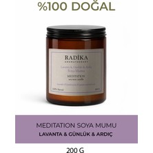 Radika Aromatherapy Doğal Soya Mumu | Meditation | Dinginlik ve Meditasyon Kokusu