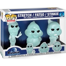 Funko Pop! Filmler: Casper 30. Yıl Dönümü - Streç/şişko/stinkie - 3'lü Paket - Koleksiyon Vinil Figü
