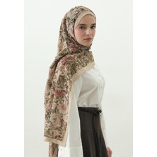 Fresh Judıth Desenli Pamuk Viskon Şal Bej