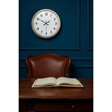 Mey İthalat Mey Ithalat® 40 cm Eskitme Metal Standart Duvar Saati