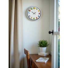 Mey İthalat Mey Ithalat® 36 cm Çocuk Odası Dekoratif Duvar Saati
