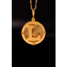 L Harf Kolye Ucu 22 Ayar A061572