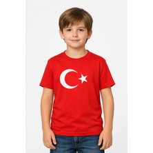 Monox Çocuk Unisex Bayrak Baskılı Tişort