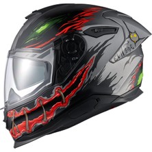 Nexx Y.100R Nıght Rıder Mat Tıtanıum Kask