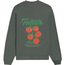The Lucid Lab Tomato Oversize Sweatshirt - Antrasit