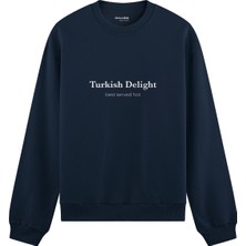 The Lucid Lab Turkish Delight Oversize Sweatshirt - Lacivert
